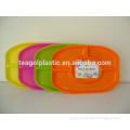 Plastic rect. 4 section chip and dip platter/dipping dish #TG20213